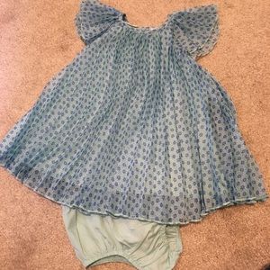 Flowy Aqua Dress
